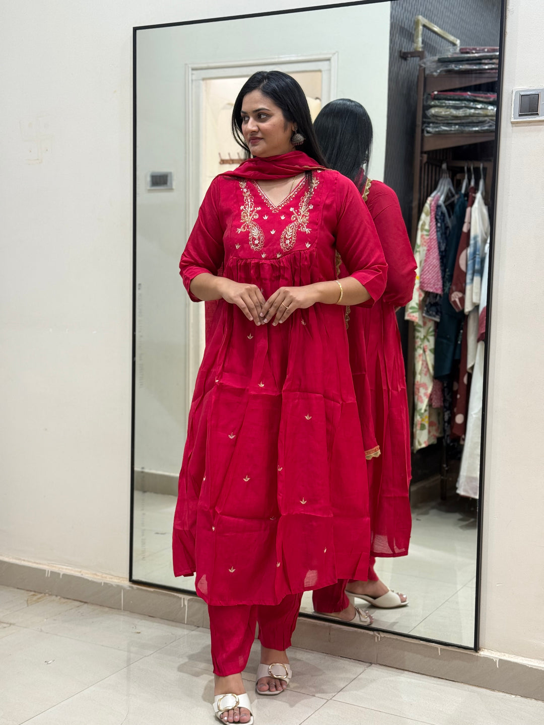 S Mul Chanderi Collection | R209
