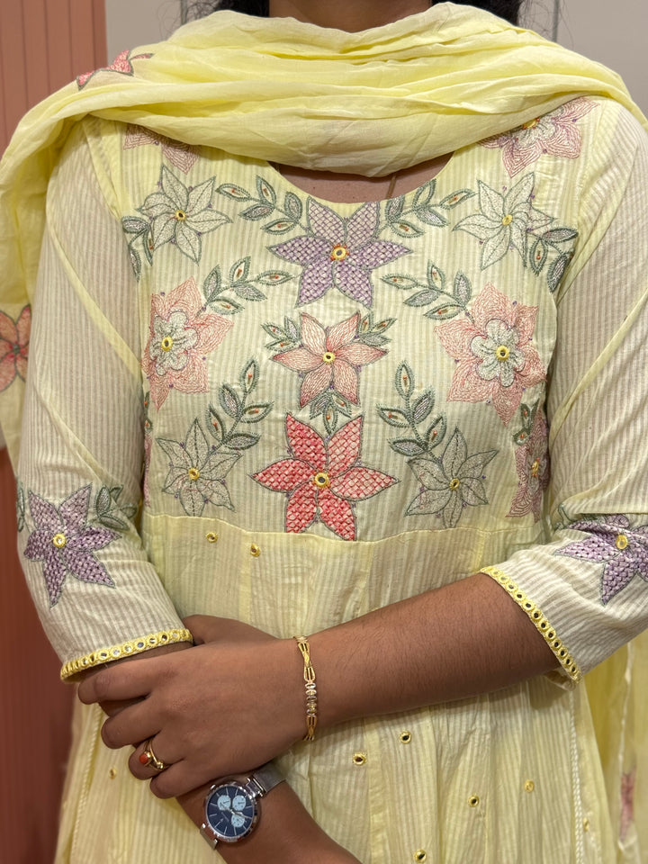 Premium Mul Cotton Anarkali Style Collection | R164