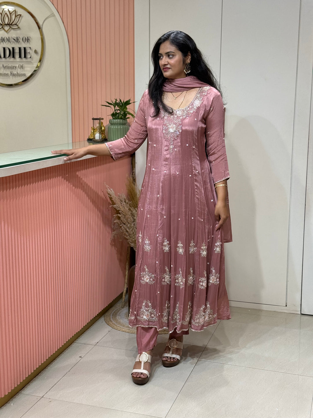 Chinon Festive Collection | Full Handwork, Sequin &amp; Cut Dana | R177