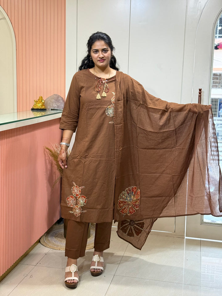 60-60 Cotton 3 Pc Collection –Patch Work | R173