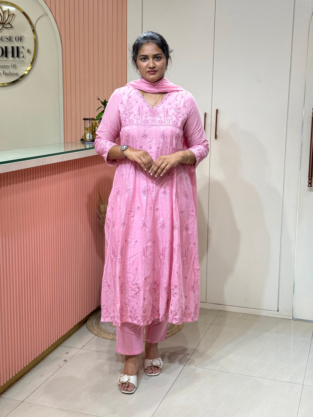 Mul Cotton Collection with Embroidery work (Cotton Lining)| R181
