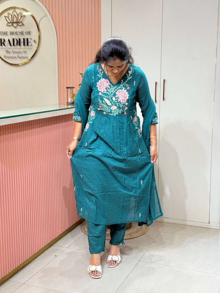 Mul Cotton Collection with Embroidery work (Both the Side Pockets) | R150