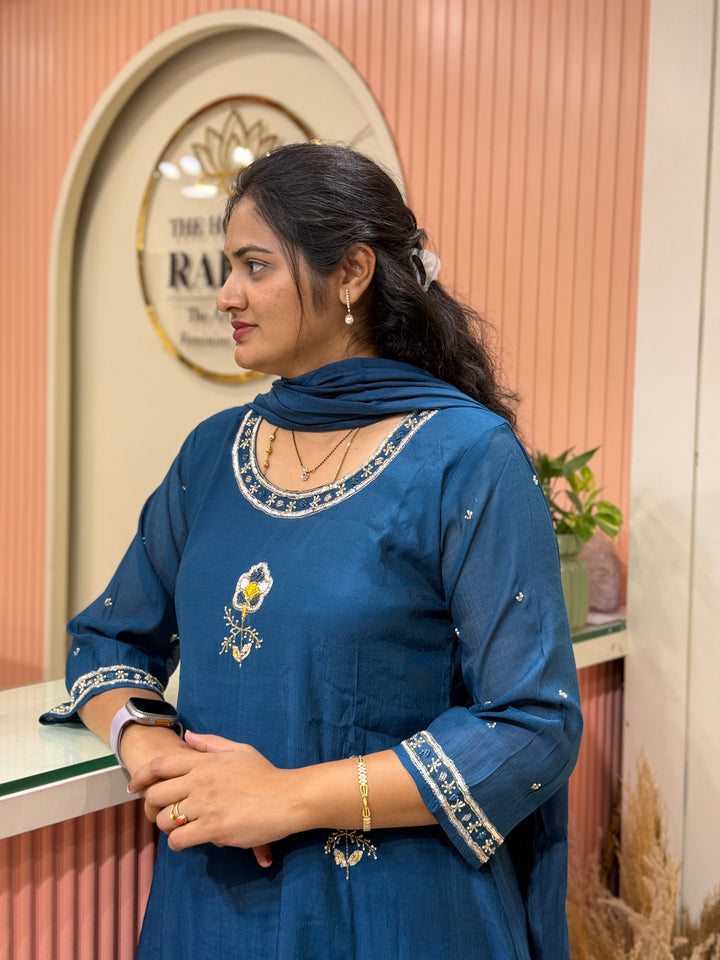 Mul Chanderi Collection with Cut Dana work | R206
