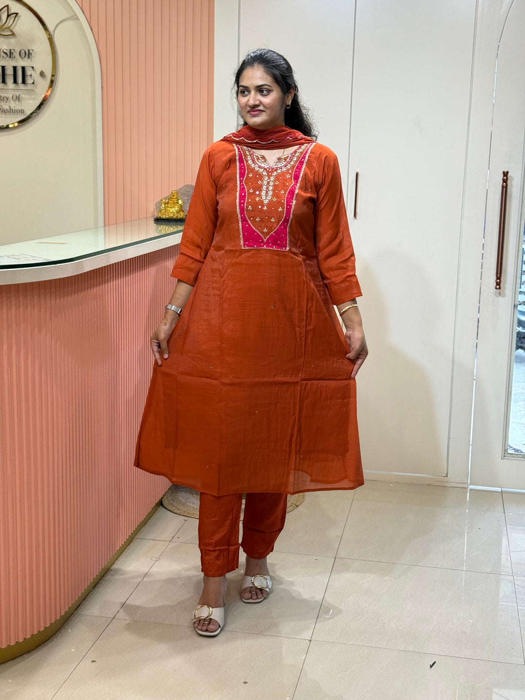 Mul Chanderi With Cotton Lining (New Arrivals) | R138