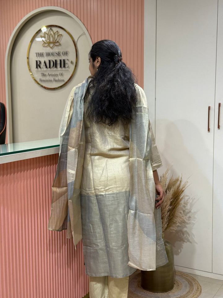 Pure Tissue Collection | Neck Handwork &amp; Beautiful Dupatta | R148