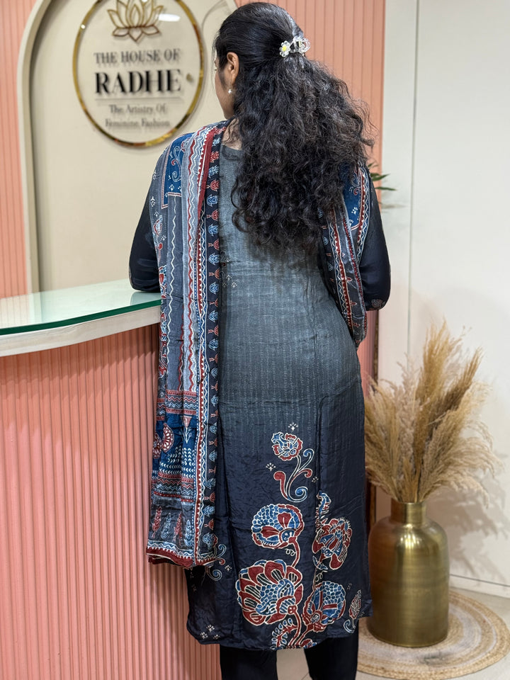Pure Crepe 3Pcs Set Collection (Cotton Lining )| R221
