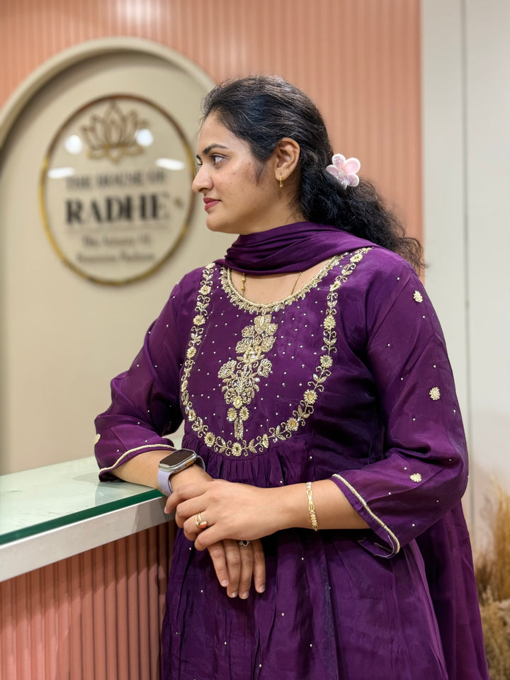 Mul Chanderi Yoke Pattern Collection | R203