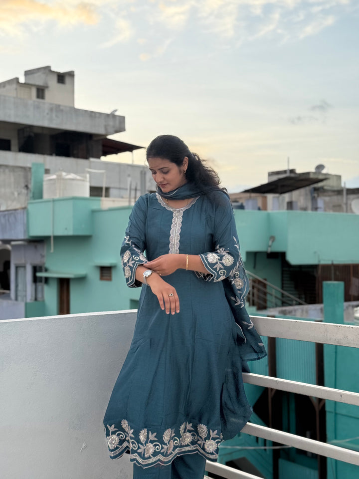 Vichitra Fabric Collection With Elegant Designer Look | RADHE60