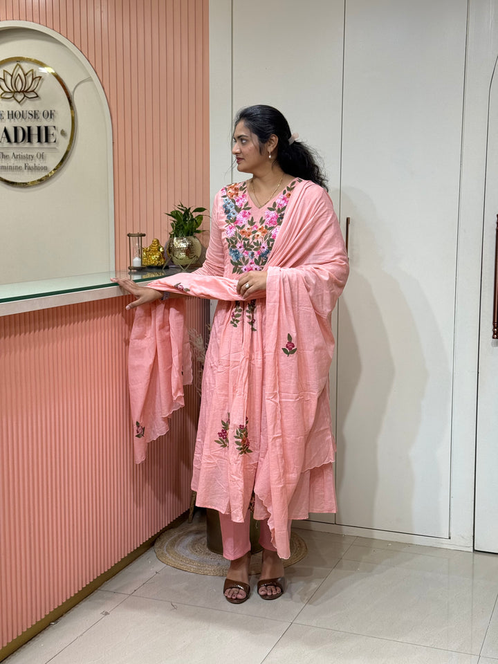Pure Mul Cotton Collection with Handwork | R190
