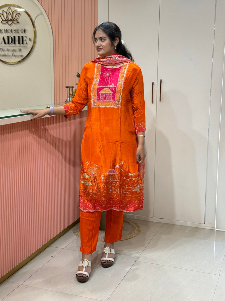 Crepe 3Pcs Set Collection (Cotton Lining )| R221