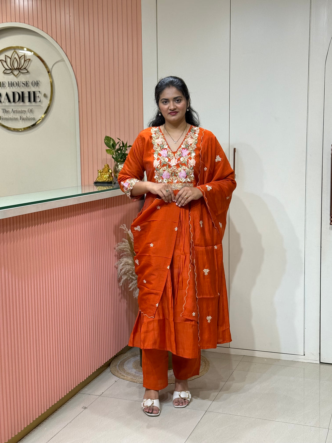 Premium Mul Chanderi Handwork Collection (SuperHit Design)| R206