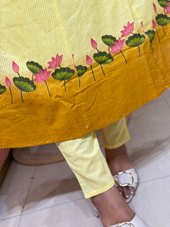 Mulmul Cotton with Brush Paint Collection (Cotton Lining )| R164