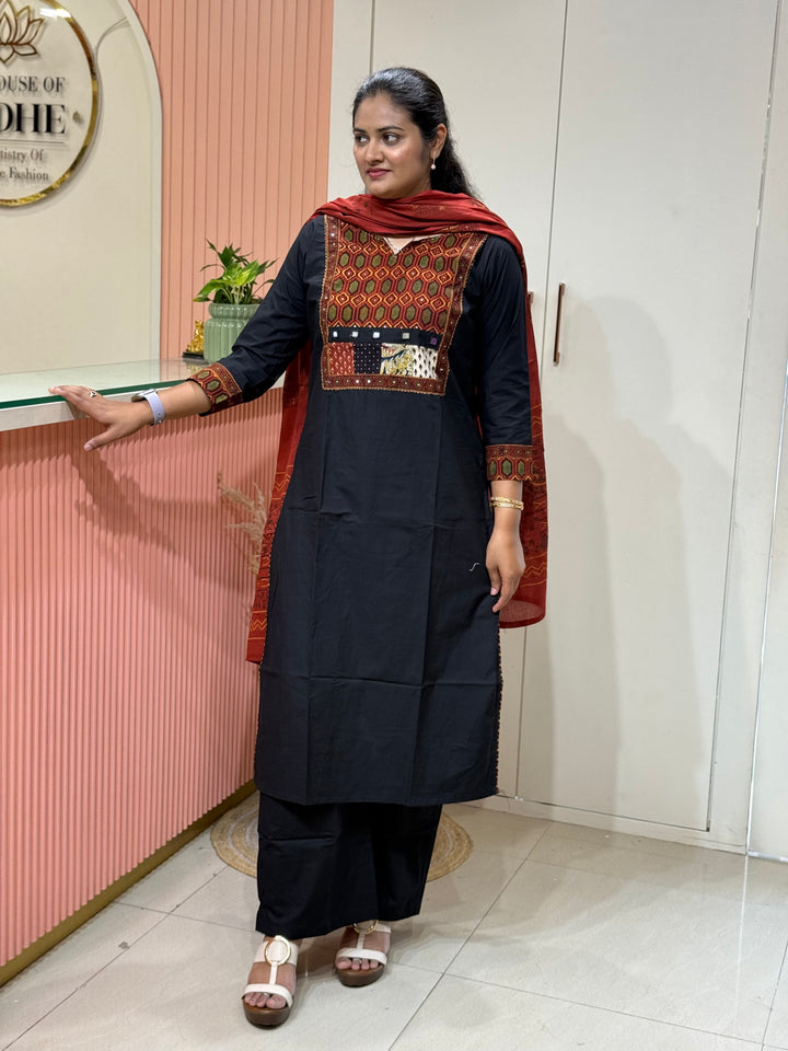Cotton Collection with Patch Work | R210