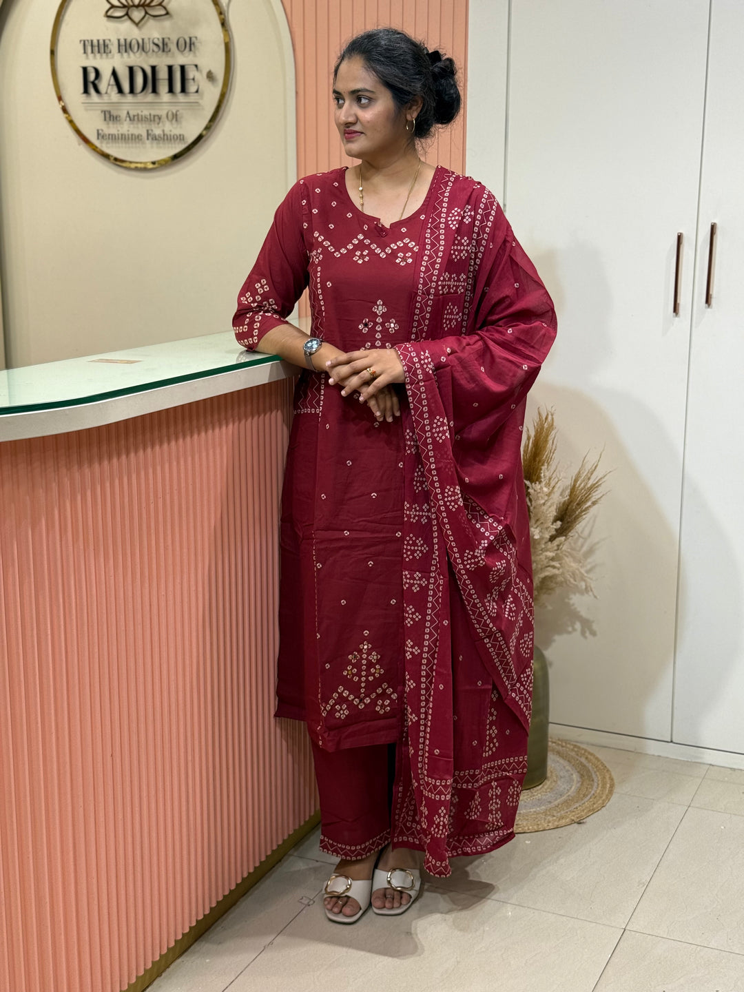 60-60 Cotton 3 piece kurta set | R170