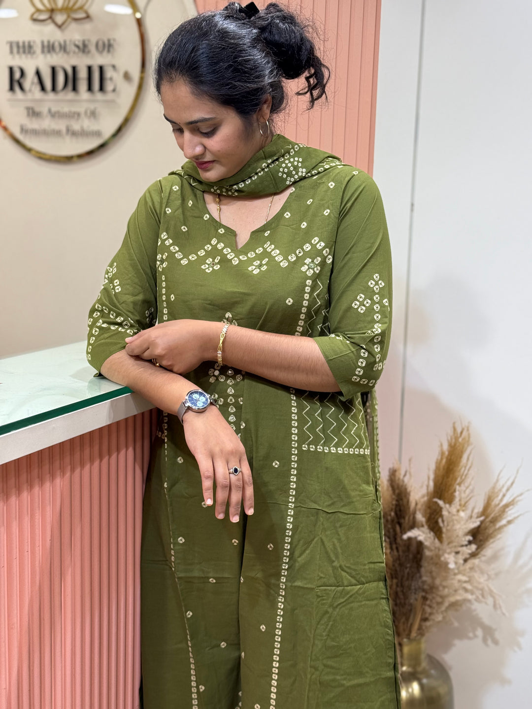 60-60 Cotton 3 piece kurta set | R170