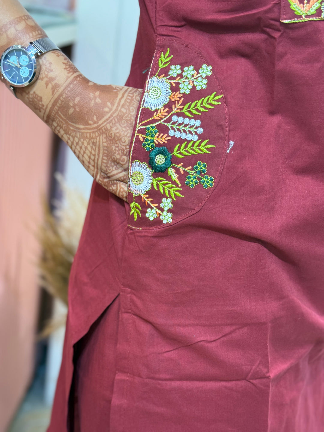 Cotton 2 Pc Kurta Set – Embroidered Collection | R137