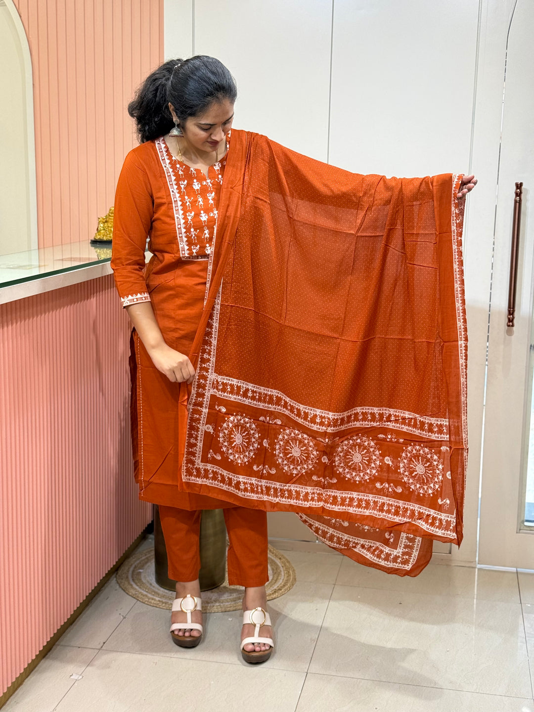 Warli Print Cotton Kurta Set – Summer Special Collection | RADHE84