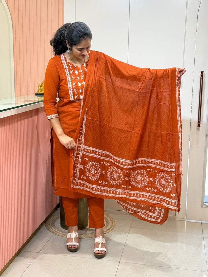 Warli Print Cotton Kurta Set – Summer Special Collection | RADHE84