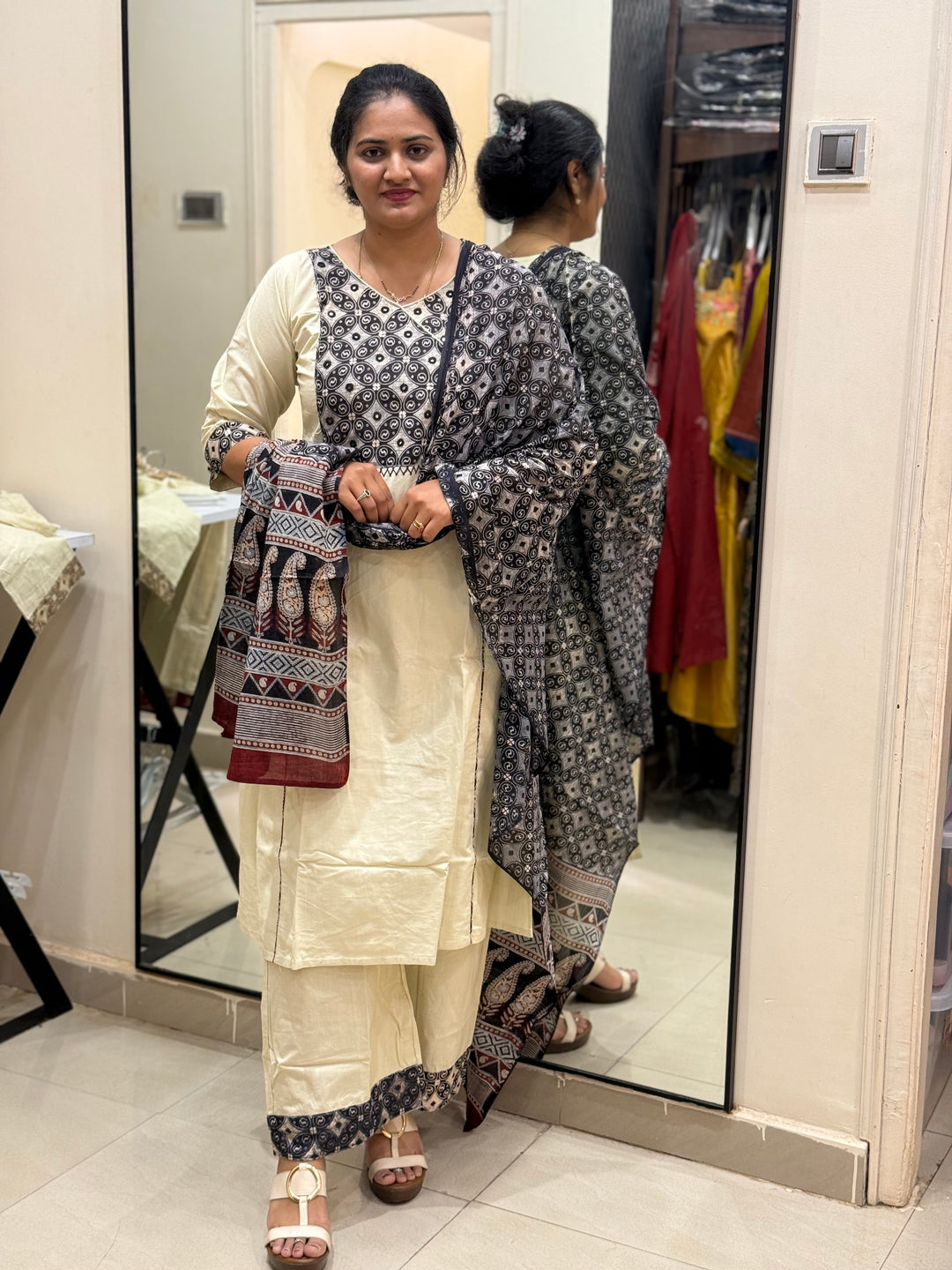 Cotton Collection with Patch work ( Full Length Dupatta ) | R210