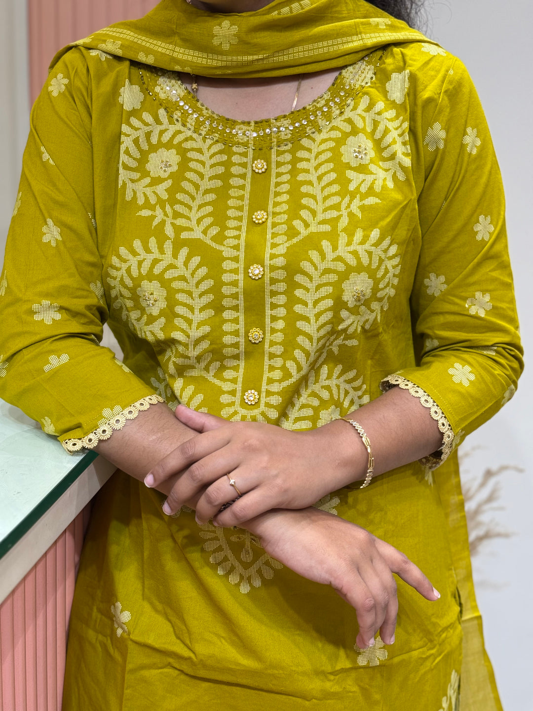 Cotton Collection with full Length Dupatta | R233