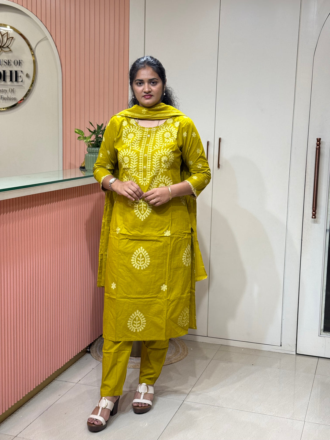 Cotton Collection with full Length Dupatta | R233