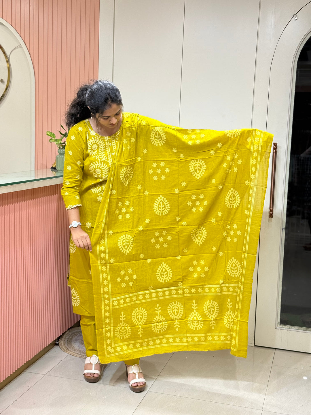 Cotton Collection with full Length Dupatta | R233