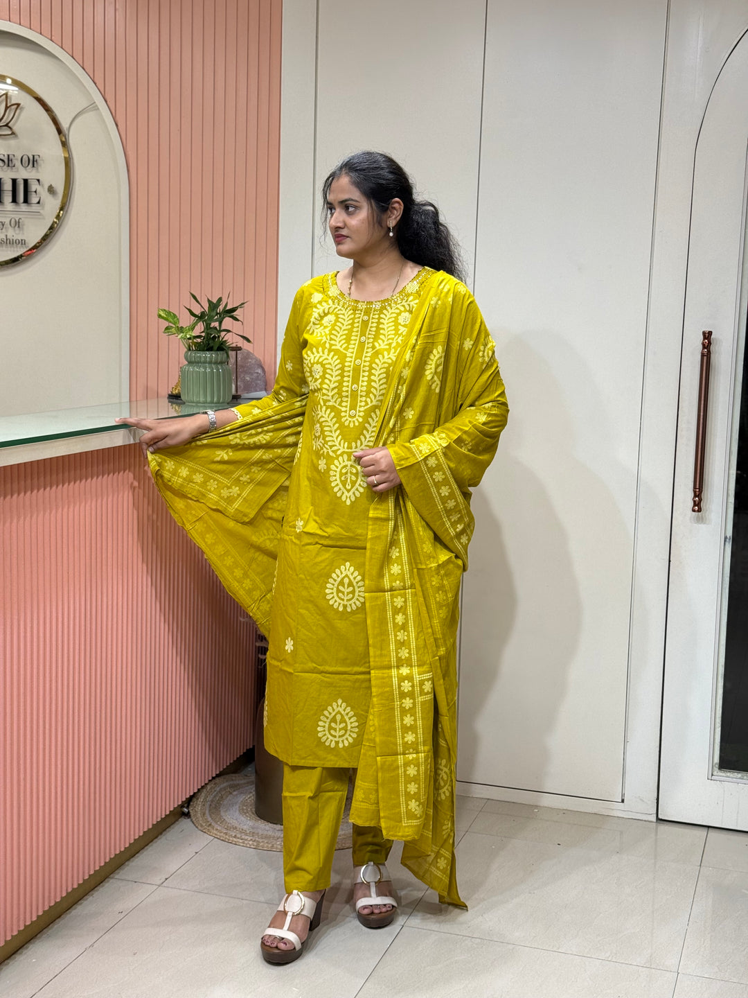 Cotton Collection with full Length Dupatta | R233