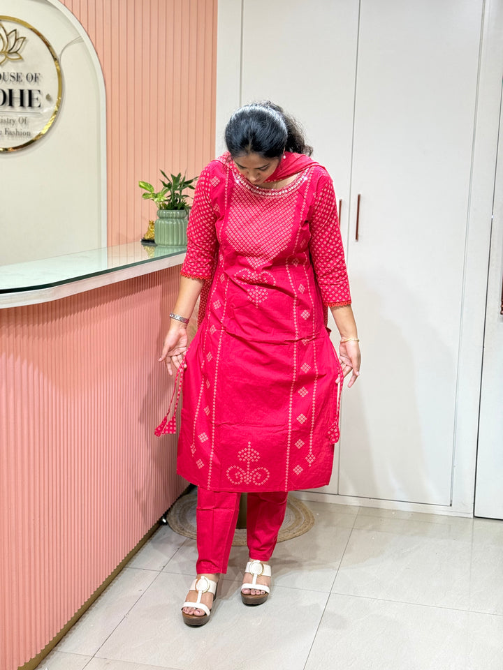 Cotton Collection with full Length Dupatta | R233
