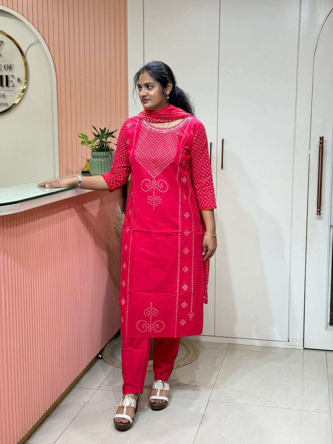 Cotton Collection with full Length Dupatta | R233