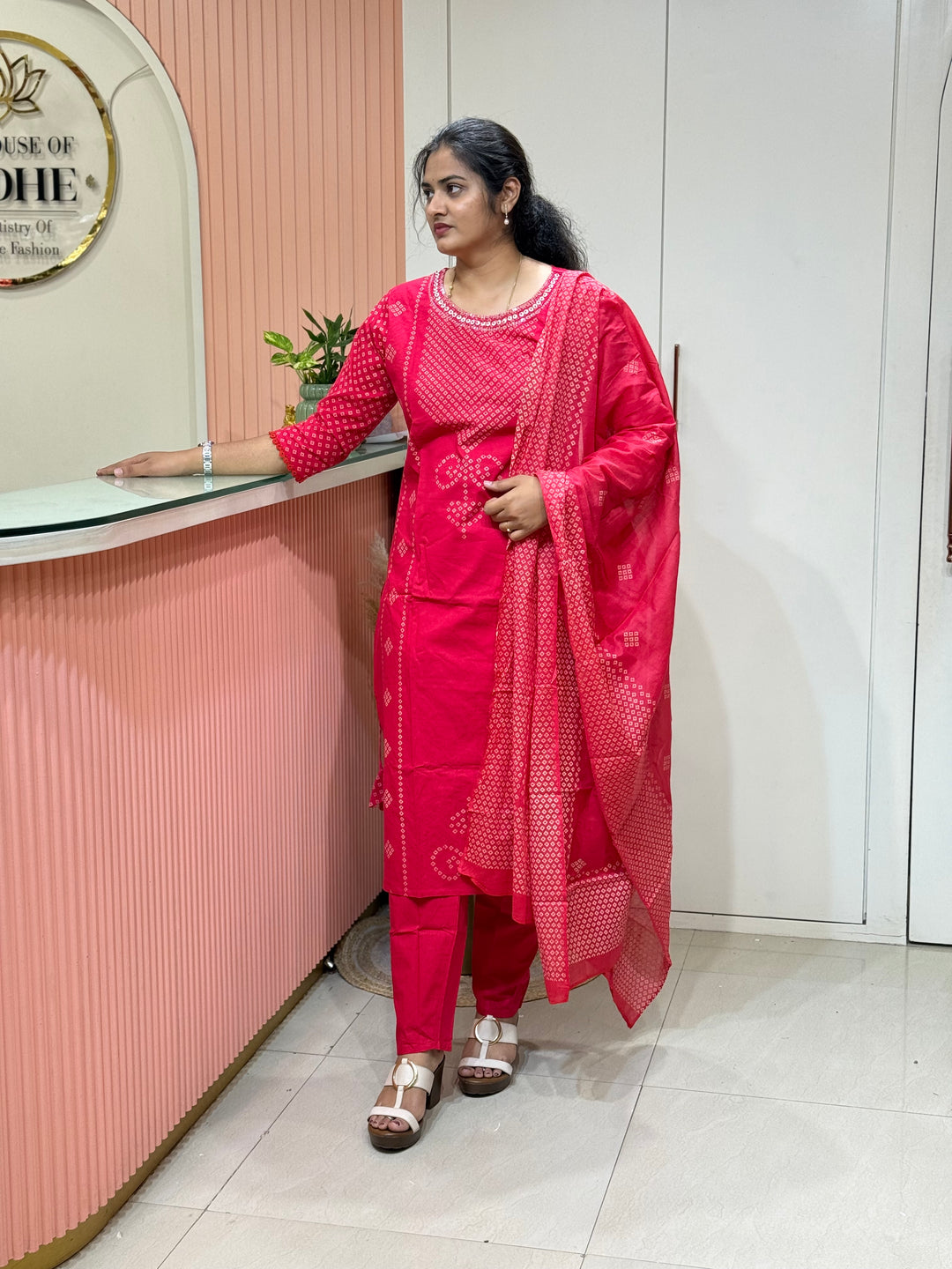 Cotton Collection with full Length Dupatta | R233