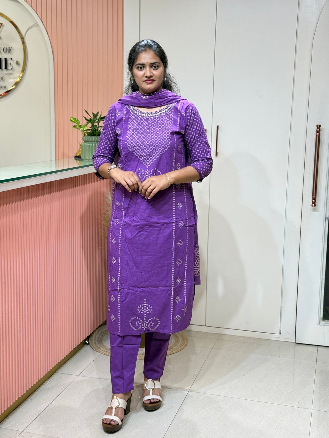 Cotton Collection with full Length Dupatta | R233