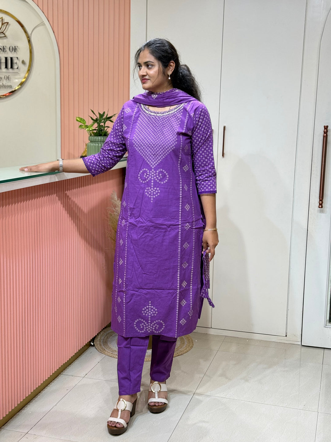 Cotton Collection with full Length Dupatta | R233