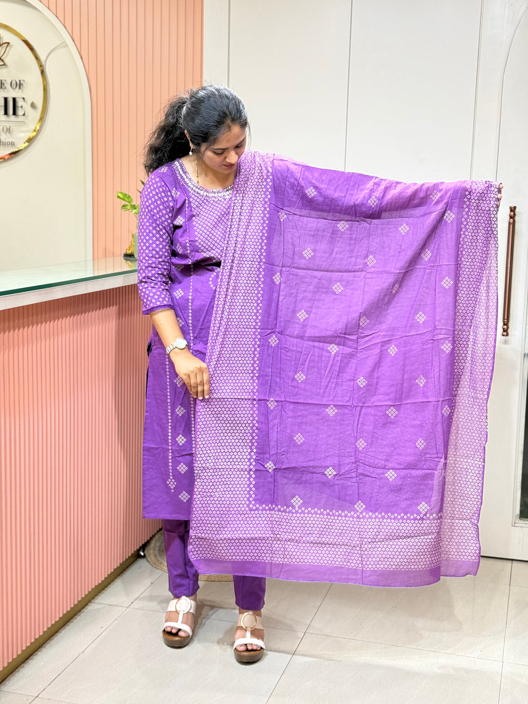 Cotton Collection with full Length Dupatta | R233