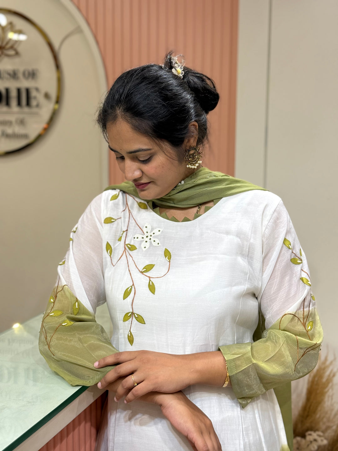 Mul Chanderi collection with Dual Shade | R217