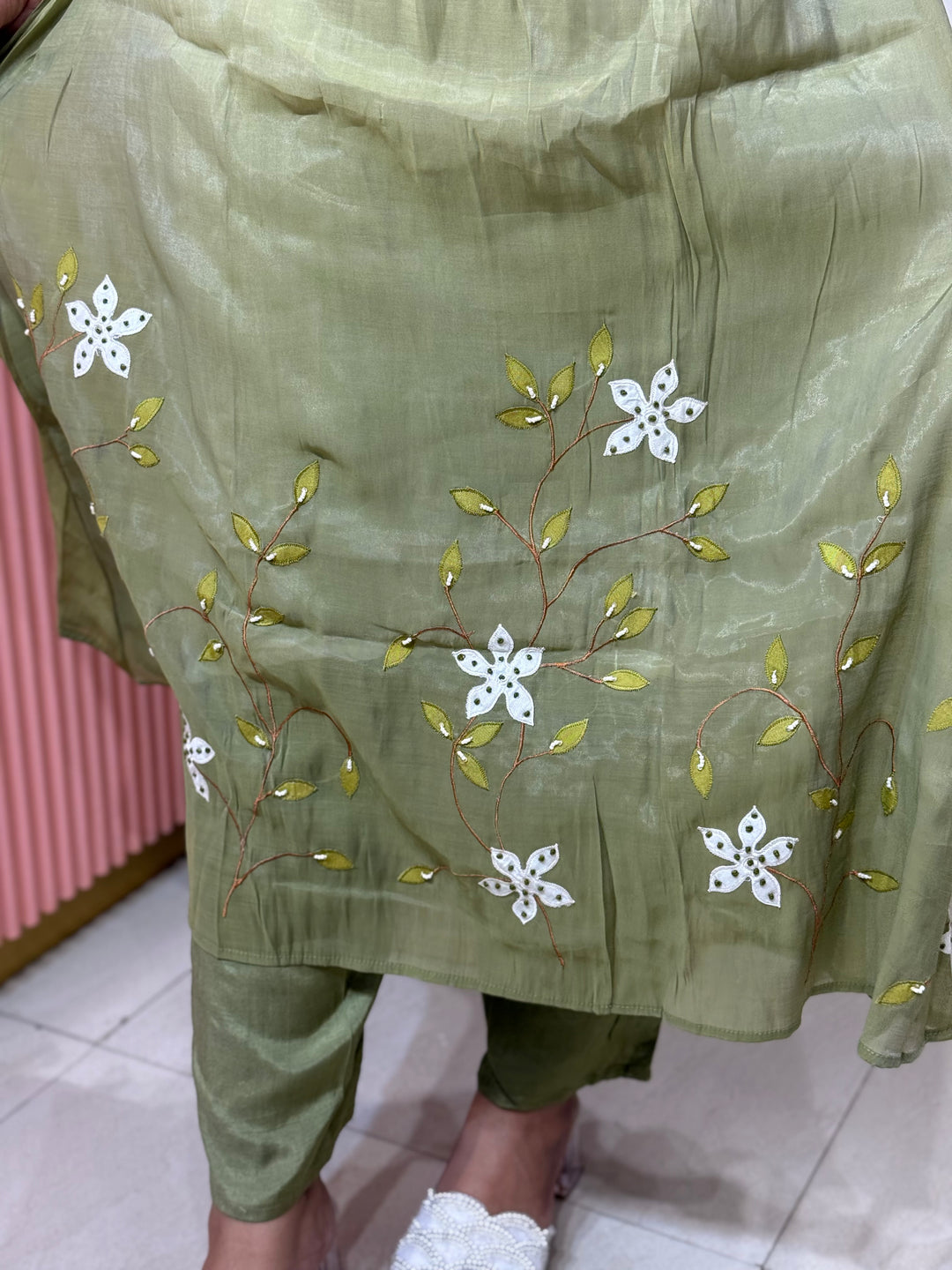 Mul Chanderi collection with Dual Shade | R217