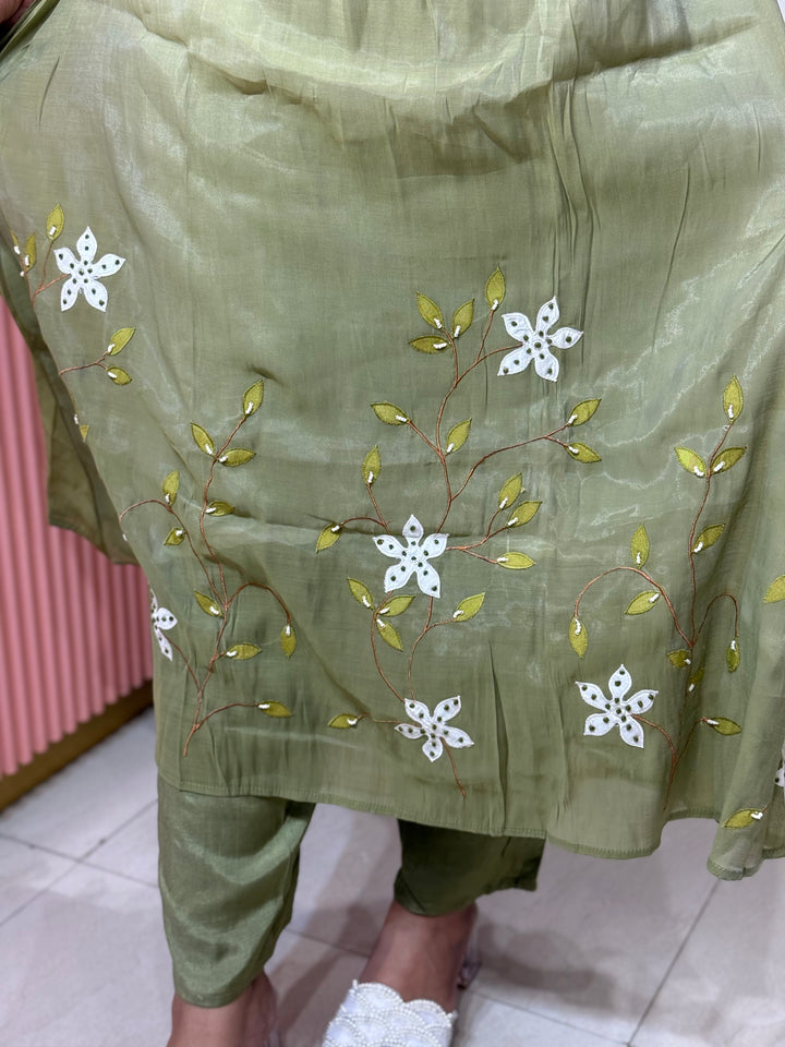 Mul Chanderi collection with Dual Shade | R217