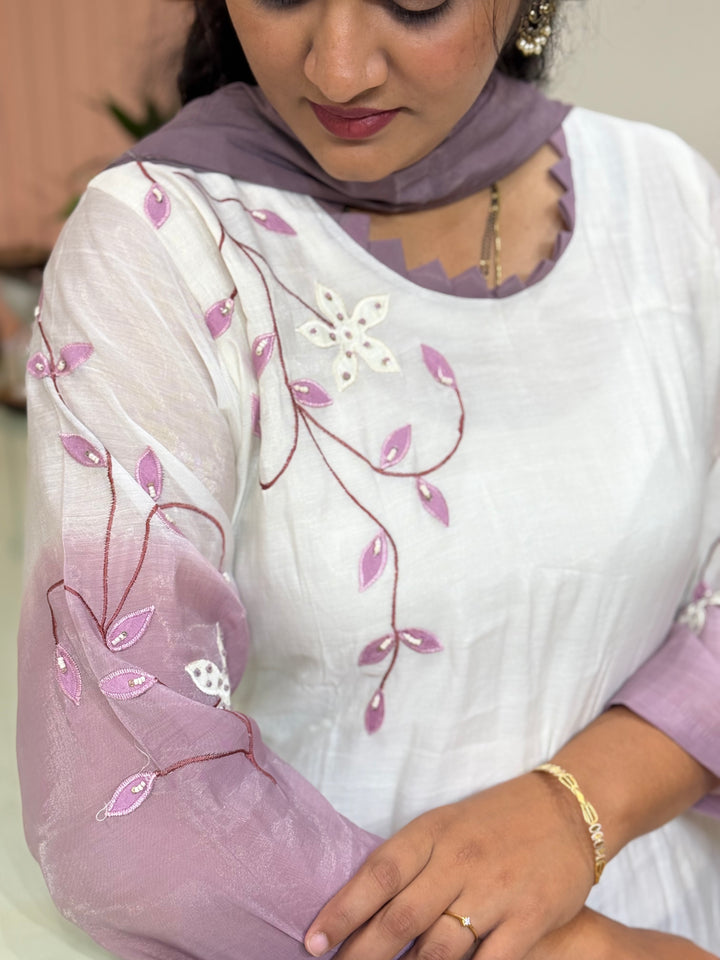 Mul Chanderi collection with Dual Shade | R217