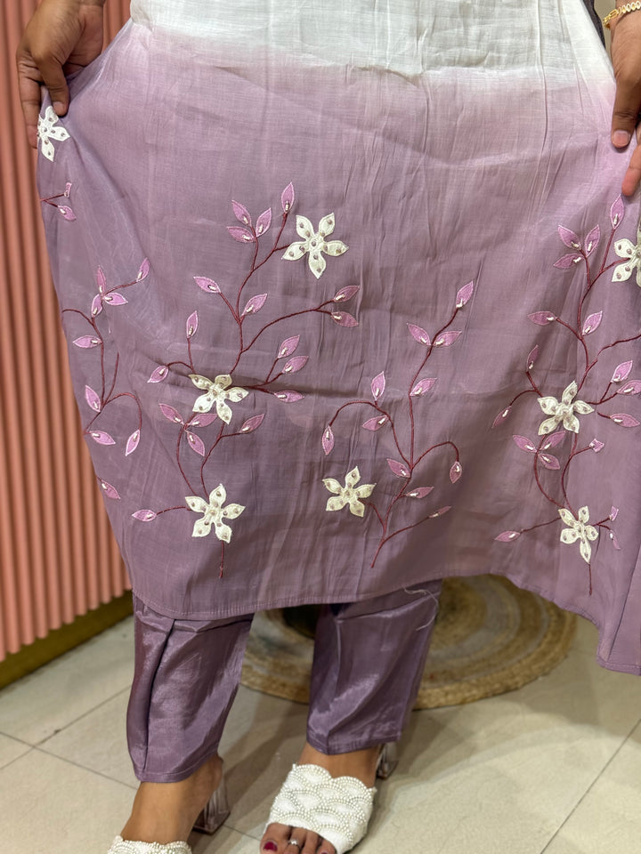 Mul Chanderi collection with Dual Shade | R217
