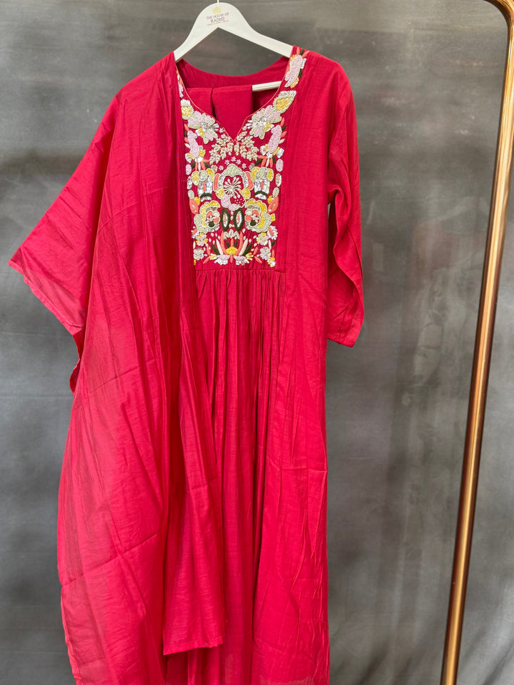 S Mul Chanderi 3 pcs set